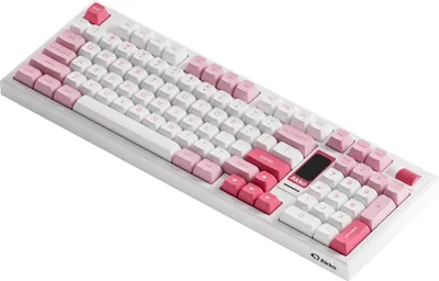 Produktbild von Akko 5098B, Verkabelt & Kabellos, USB + RF Wireless + Bluetooth, Mechanischer Switch, QWERTY, RGB-LED, Weiß
