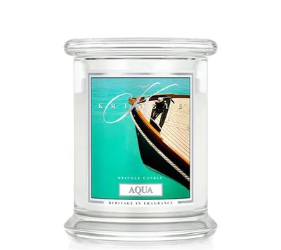 Zdjęcie produktu dla Świeca zapachowa Kringle Candle Jar Medium Aqua