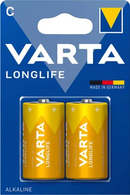 Produktbild von 2 VARTA Batterien LONGLIFE Baby C 1,5 V