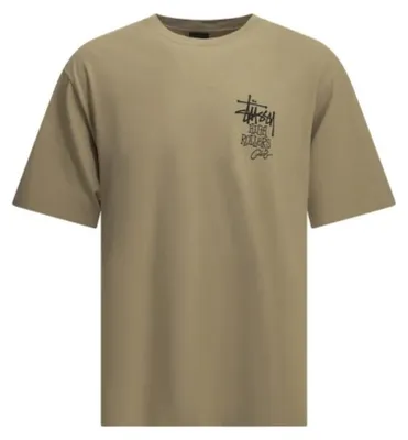 Image de STÜSSY t-shirt en coton homme beige - M