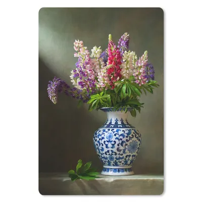 Produktbild von MuchoWow® Mauspad Mousepad Stilleben - Vase - Blumen 18x27 cm - Mousepads - Maus Mat - Pad - Mausunterlage
