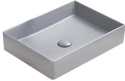 Produktbild von Mexen Goya Aufsatzwaschbecken 51 x 37 cm, hellgrau matt - 22185061
