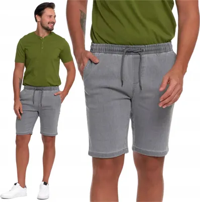 Produktbild von Herren Sommer Shorts Jeans Shorts in der Taille gebunden MORAJ XL