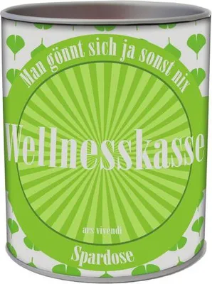 Produktbild von ISBN Spardose Wellnesskasse, Fiktion, Deutsch, Andere Formate