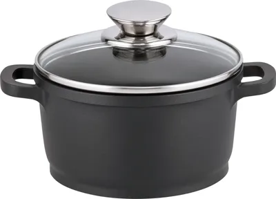 Produktbild von ELO - Topf - mit Glasdeckel - Alucast - 16 cm