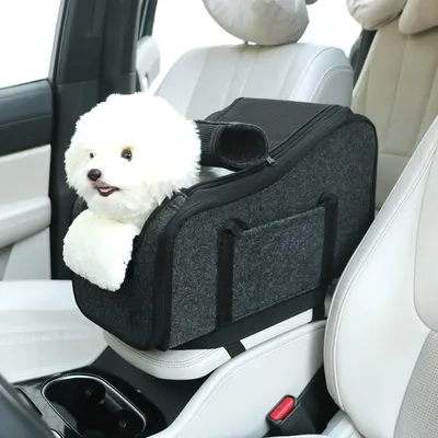 Produktbild von Mittelkonsolen-Autositz für Hunde, Konsolen-Autositze für kleine Hunde, Haustiere und Katzen