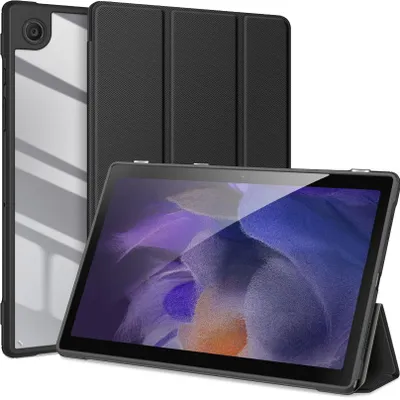 Produktbild von Dux Ducis Toby Gepanzerte Smart Flip Case Für Samsung Galaxy Tab A8 10.5 2021 Schwarz