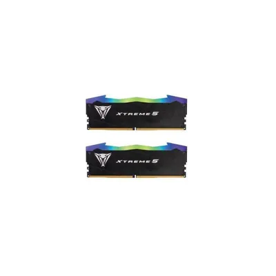 Produktbild von DIMM 32 GB DDR5-7600 (2x 16 GB) Dual-Kit (schwarz, PVXR532G76C36K, Viper Xtreme5 RGB, INTEL XMP)