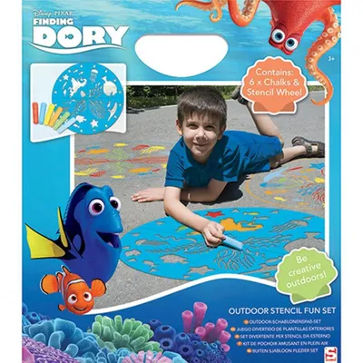 Produktbild von Speelgoed DDO-4333 - Das Finden Dory Außen Stencil Fun Set