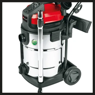 Zdjęcie produktu dla Einhell TE-VC 2230 SA, 1150 W, Bęben próżniowy, Suchy i Mokry, 30 l, 74 dB, Srebrny