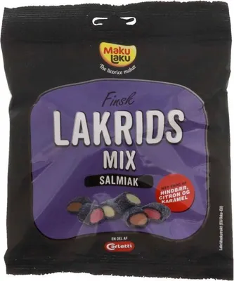 Produktbild von Makulaku Finsk Lakrids Mix Salmiak 170g