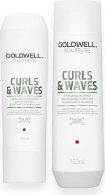 Produktbild von Goldwell Dualsenses Curls & Waves Set - Shampoo 250ml + Conditioner 200ml