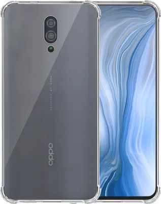 Zdjęcie produktu dla Etui na telefon Smartphonica odpowiednie dla Oppo Reno Transparent Shockproof - odporne na wstrząsy etui TPU SIlicone Backcover Case z przezroczystym zderzakiem