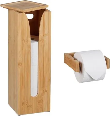 Image de lot de 2 pièces pour porte-rouleau papier toilette
