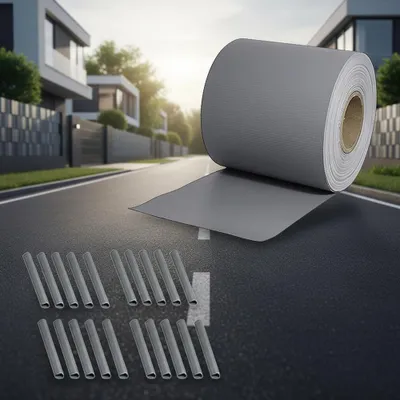 Obrázek produktu pro Pásy stínící PVC 65m x 19cm světle šedé Stínící plot stínící plot