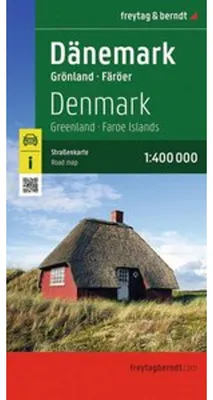 Productafbeelding van Freytag & Berndt wegenkaart Denemarken, Groenland - Faeröer, schaal 1:400.000