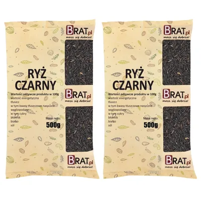 Zdjęcie produktu dla Ryż czarny 1kg  (2x500g)