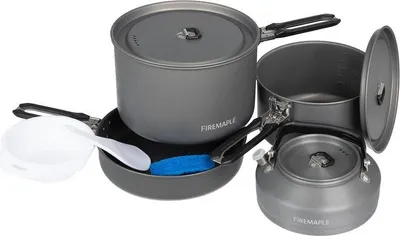 Zdjęcie produktu dla Zestaw naczyń turystycznych Fire-Maple Feast 4 czarny