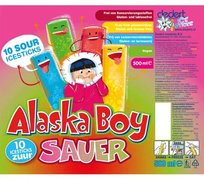 Produktbild von Alaska Boy Icesticks Sauer 10x50ml