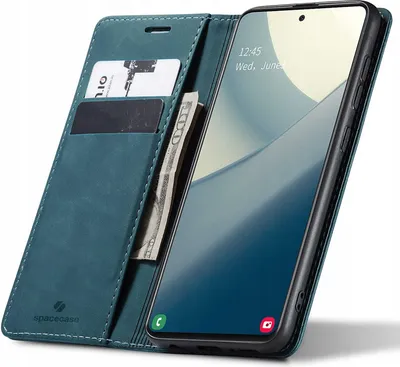 Immagine prodotto di SPACECASE Custodia a portafoglio con patta per Galaxy A51 Blue