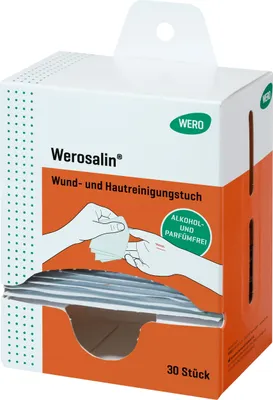 Produktbild von Werosalin® Wund- und Hautreinigungstuch, 30 Stk