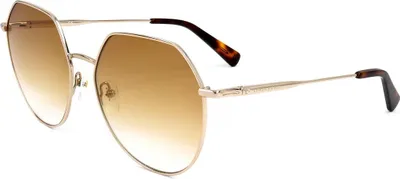 Produktbild von Longchamp LO154S Geometrische Metall-Sonnenbrille für Damen