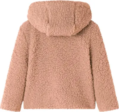 Produktbild von vidaXL Kinder-Kapuzenjacke Teddy-Kunstpelz Heller Cognac 92