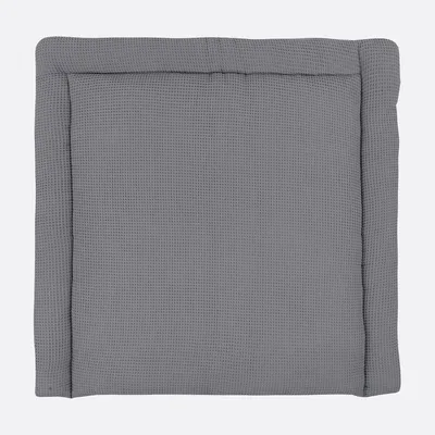 Produktbild von KraftKids Wickelauflage Waffel Piqué grau 85x75 cm (BxT)