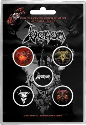 Produktbild von Venom (Band) Black Metal Badge 25 mm