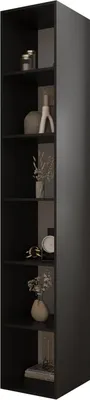 Produktbild von MEBLE KRYSPOL Inova 1 Bücherregal, 236,7x40x45cm - Schwarz