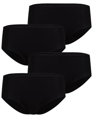 Produktbild von Skiny Damen Panty Modal Invisible 4-Pack black - Größe 38