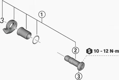 Produktbild von SHIMANO B-Achse für RD-M9250 Ersatzteil - passend für Shimano RD-M9250 Schalt...