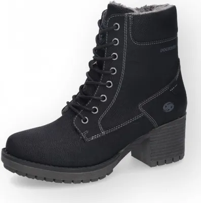 Produktbild von Dockers by Gerli Damen Schnürstiefel in Schwarz, Größe 42