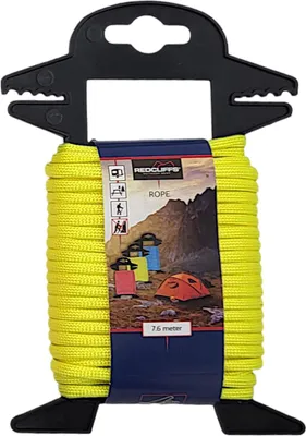 Produktbild von Redcliffs Abspannseil L=7,6m Outdoor-Schnur Camping Zeltschnur Reißfest Ersatzschnur Heimwerker Garten , Farbe:gelb