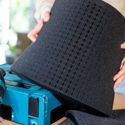 Produktbild von HMF ODR100 Koffereinlagen mit Rasterschaumstoff für Outdoor-Fotokoffer, 5er Set, 51 x 35 cm