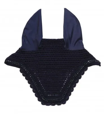 Produktbild von Kentucky Horsewear Fliegenmütze Wellington Stone & Pearl Soundless Dunkelblau