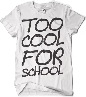 Produktbild von Too Cool For School T-Shirt - XX-Large - White