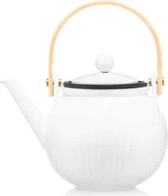 Produktbild von Bodum Teekanne 0,5 Liter Teepresse aus Porzellan und Edelstahlfilter