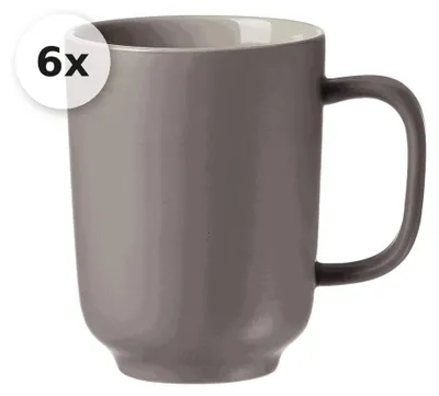 Produktbild von Becher 285ml 6er Set Jasper taupe