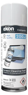 Image de EKON Mousse pour écrans de PC, TV et smartphones 200 ml