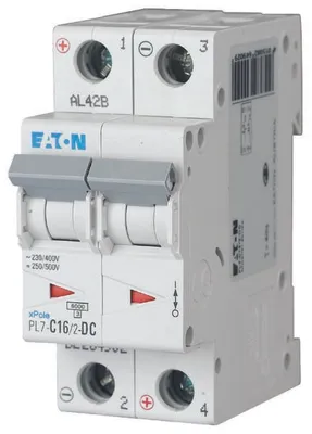 Immagine prodotto di Interruttore di sovracorrente 10kA DC PL7-C16/2-DC