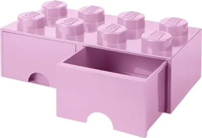 Zdjęcie produktu dla Room Copenhagen LEGO Brick Drawer 8 light pink - RC40061738