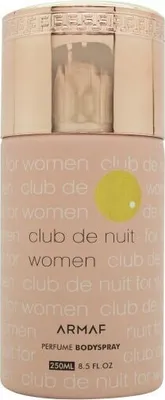 Productafbeelding van Armaf Club De Nuit Body Spray, 250 ml. Spray