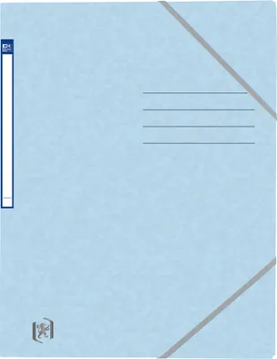 Produktbild von Oxford 400116359, Konventioneller Dateiordner, A4, Karton, Blau, Landschaftsportrait, 200 Blätter
