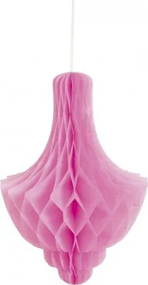 Produktbild von Kronleuchter Dekoration pink 33,5 cm