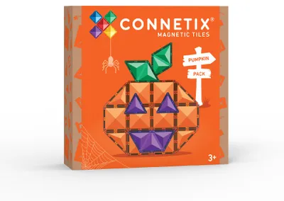 Produktbild von CONNETIX Halloween Pumpkin – Magnetic Kit (17 pcs)