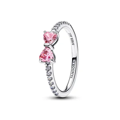 Produktbild von PANDORA Timeless Damenring Schleife aus 925er Silber, Zirkonia