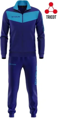 Image de Ensemble de sport Givova Visa Triacetato bleu/turquoise - XXL