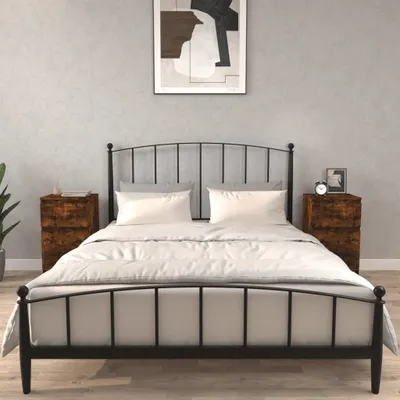 Obrázek produktu pro vidaXL Noční stolky 2 ks. Kouřový dub 40x35x70 cm