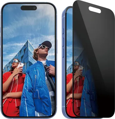 Produktbild von Privacy Displayschutz iPhone 16 | 15 | Ultra-Wide Fit